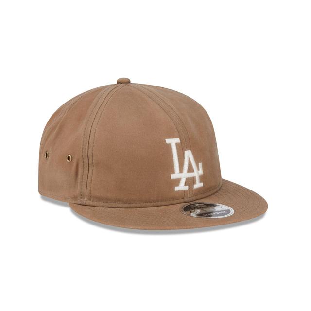 Los Angeles Dodgers Khaki Retro Crown 9FIFTY Adjustable Hat Male Product Image