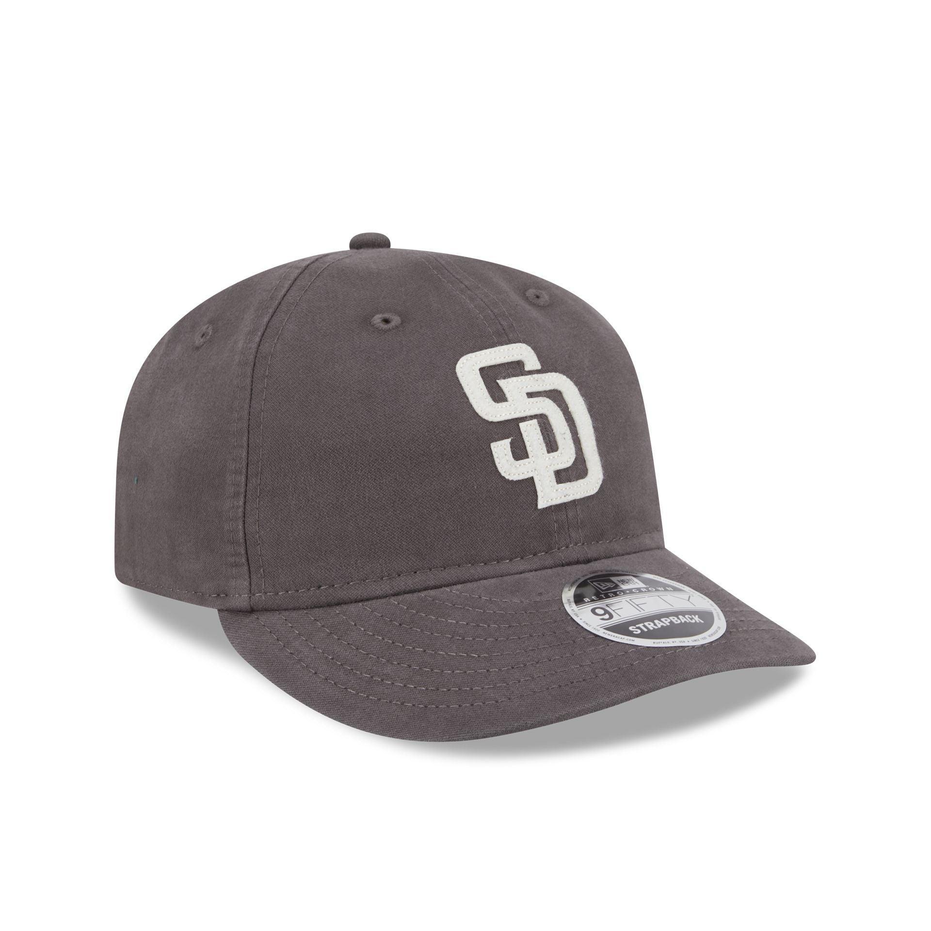 San Diego Padres Canvas Felt Retro Crown 9FIFTY Adjustable Hat Male Product Image