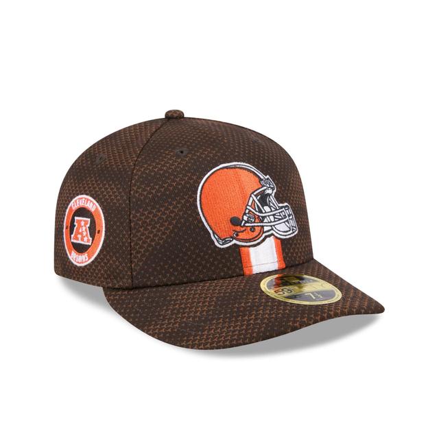 Cleveland Browns 2024 Sideline Low Profile 59FIFTY Fitted Hat Male Product Image