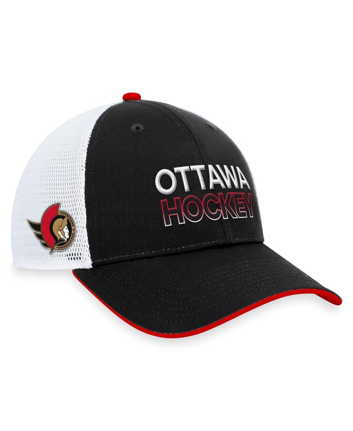 Mens Fanatics Branded Ottawa Senators Authentic Pro Rink Trucker Adjustable Hat Product Image