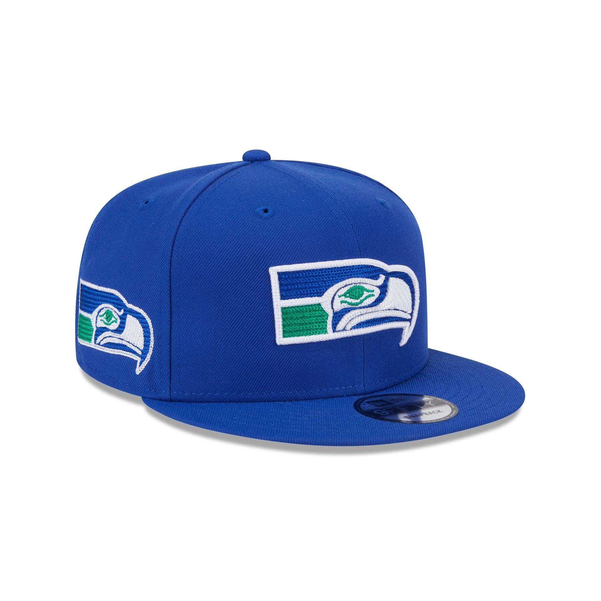 Alpha Industries x Seattle Seahawks Historic Blue 9FIFTY Snapback Hat Male Product Image