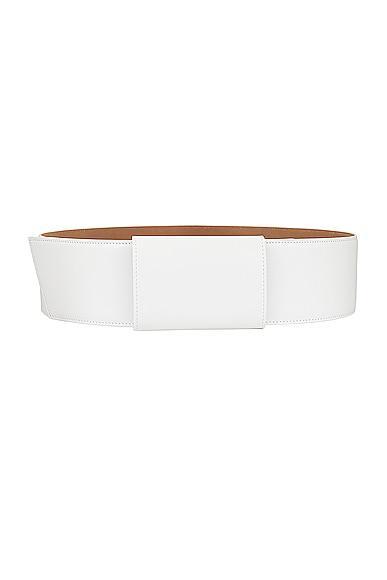 ALAA Knot Belt in White Product Image