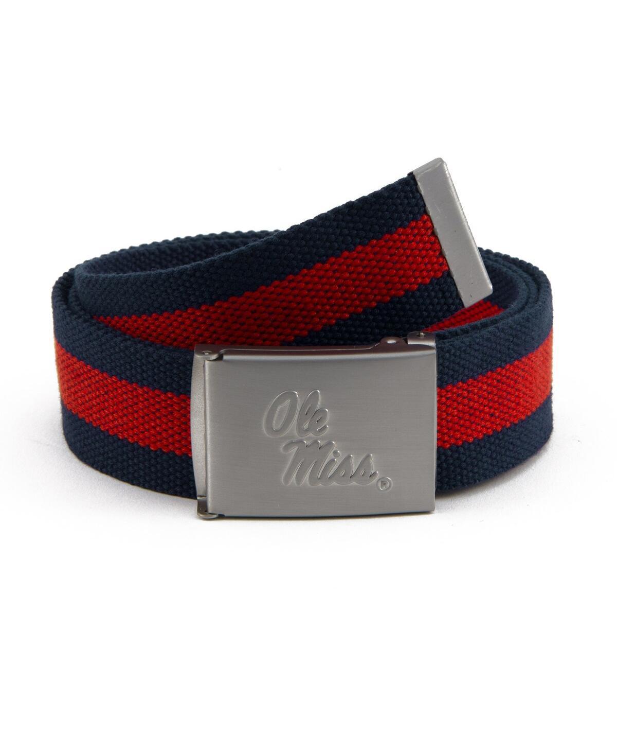 Mens Ole Miss Rebels Fabric Belt Product Image