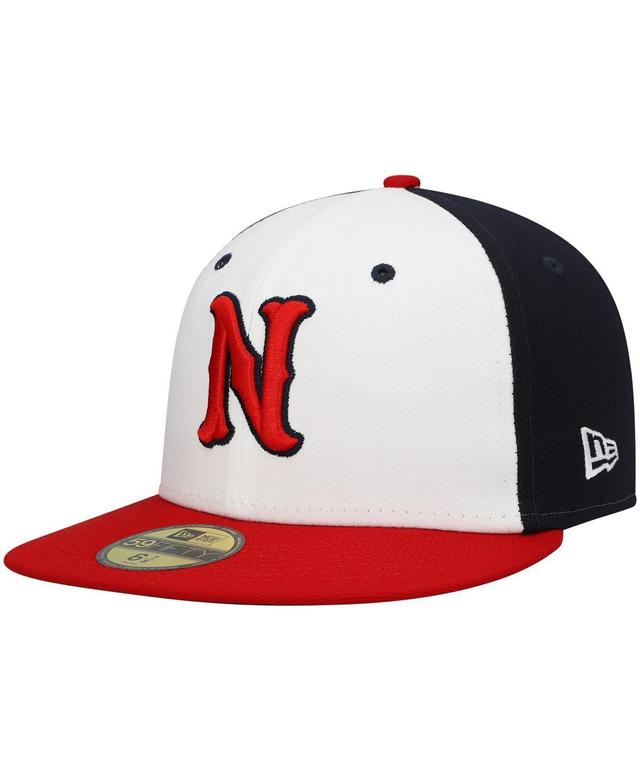 Mens New Era White Nashville Sounds Authentic Collection Team Alternate 59FIFTY Fitted Hat Product Image