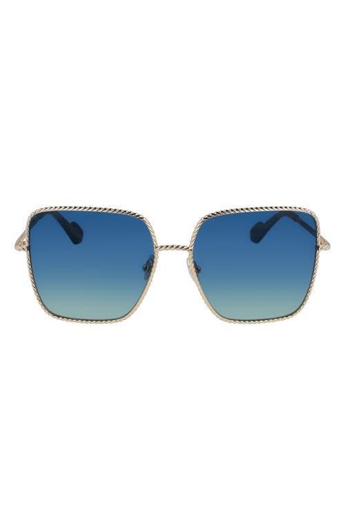 Lanvin Babe 59mm Gradient Square Sunglasses Product Image