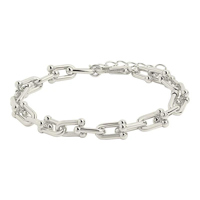 MC Collective U-Chain Bracelet, Womens Silver Tone Product Image