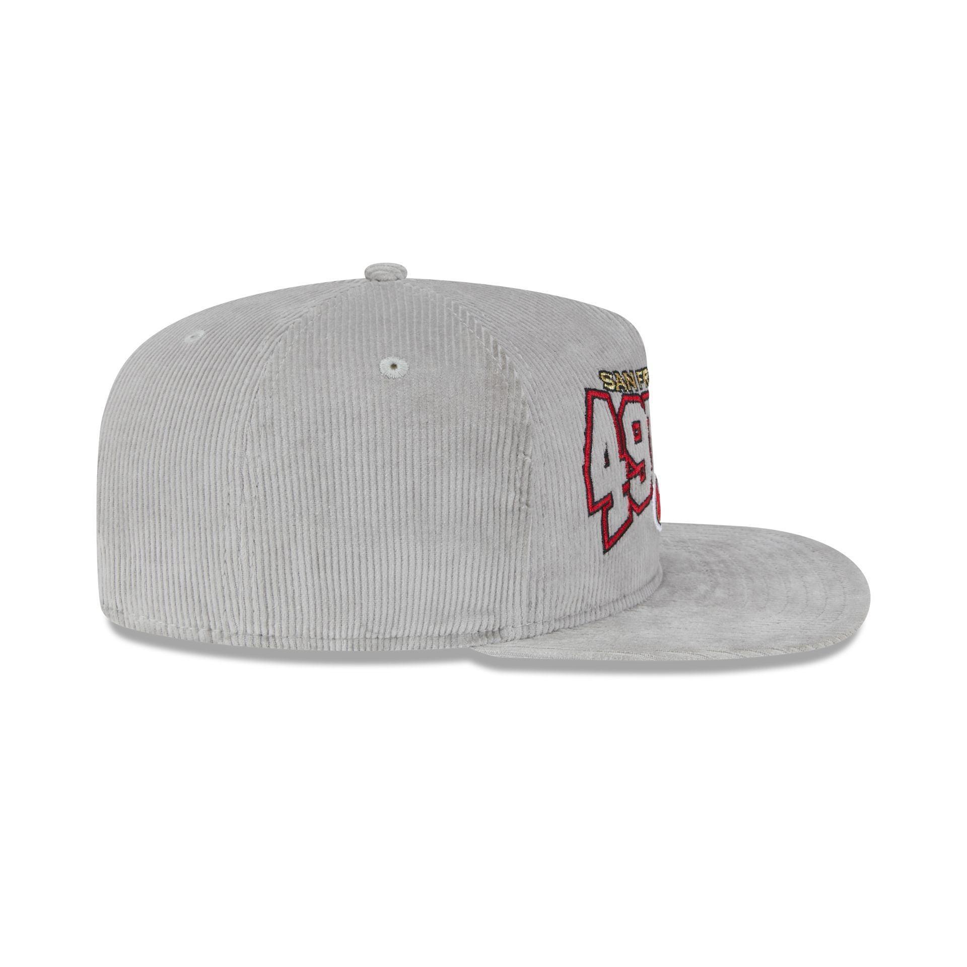 San Francisco 49ers Gray Cord Golfer Hat Male Product Image