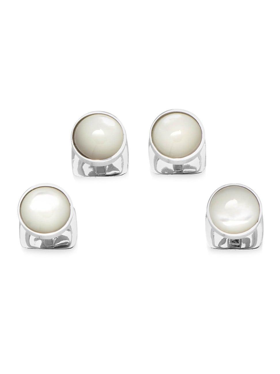 Mens Ox & Bull Trading Co. Mother-Of-Pearl Tuxedo Studs Product Image