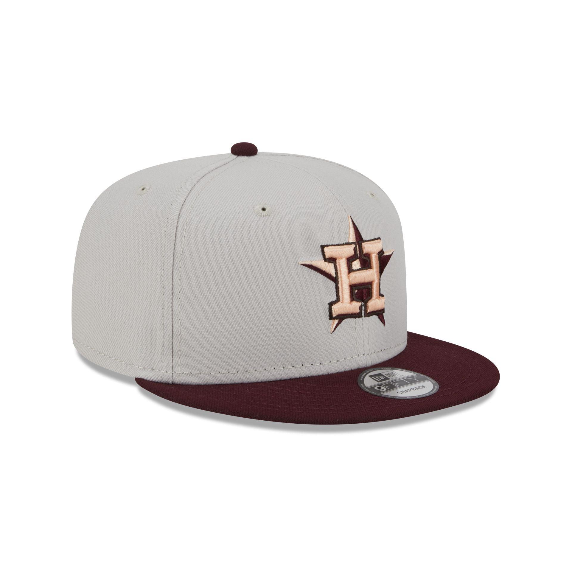 Houston Astros Mauve Visor 9FIFTY Snapback Hat Male Product Image