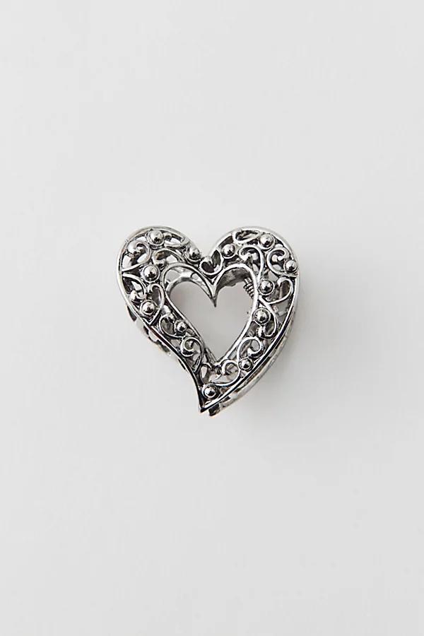 Western Heart Claw Clip Womens at Urban Outfitters Product Image