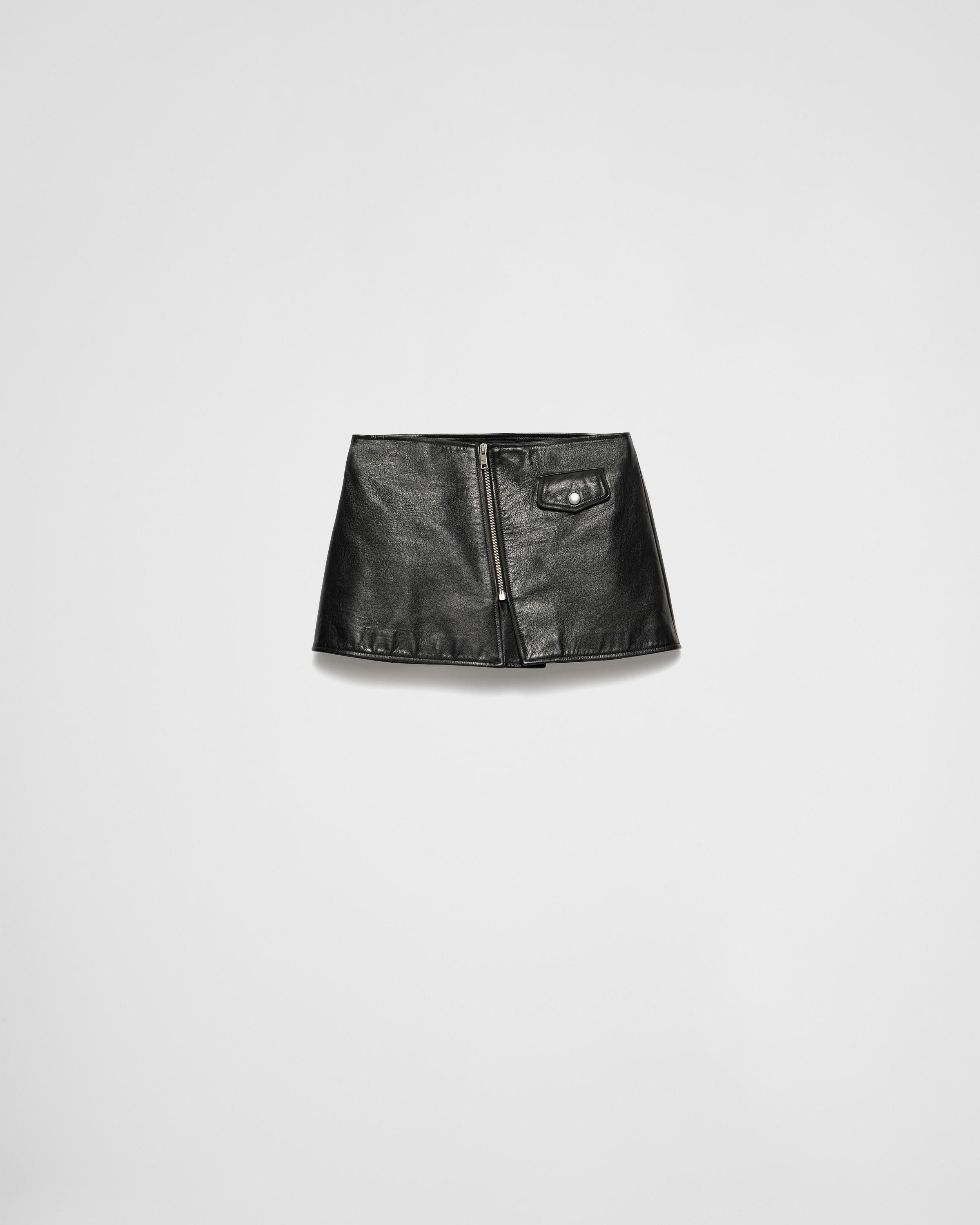 Leather mini skirt product image