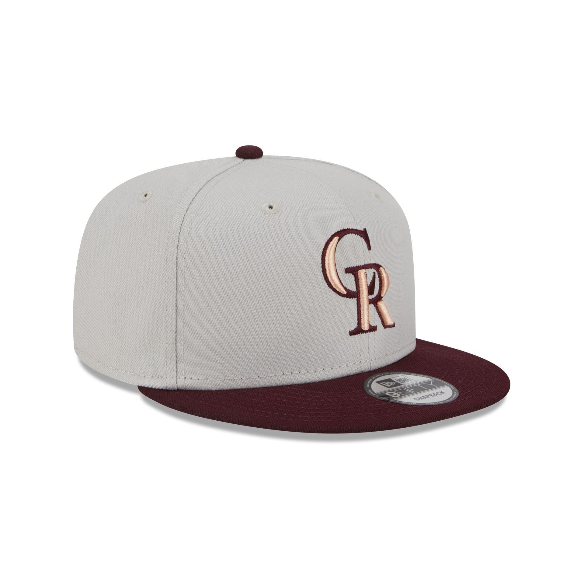 Colorado Rockies Mauve Visor 9FIFTY Snapback Hat Male Product Image