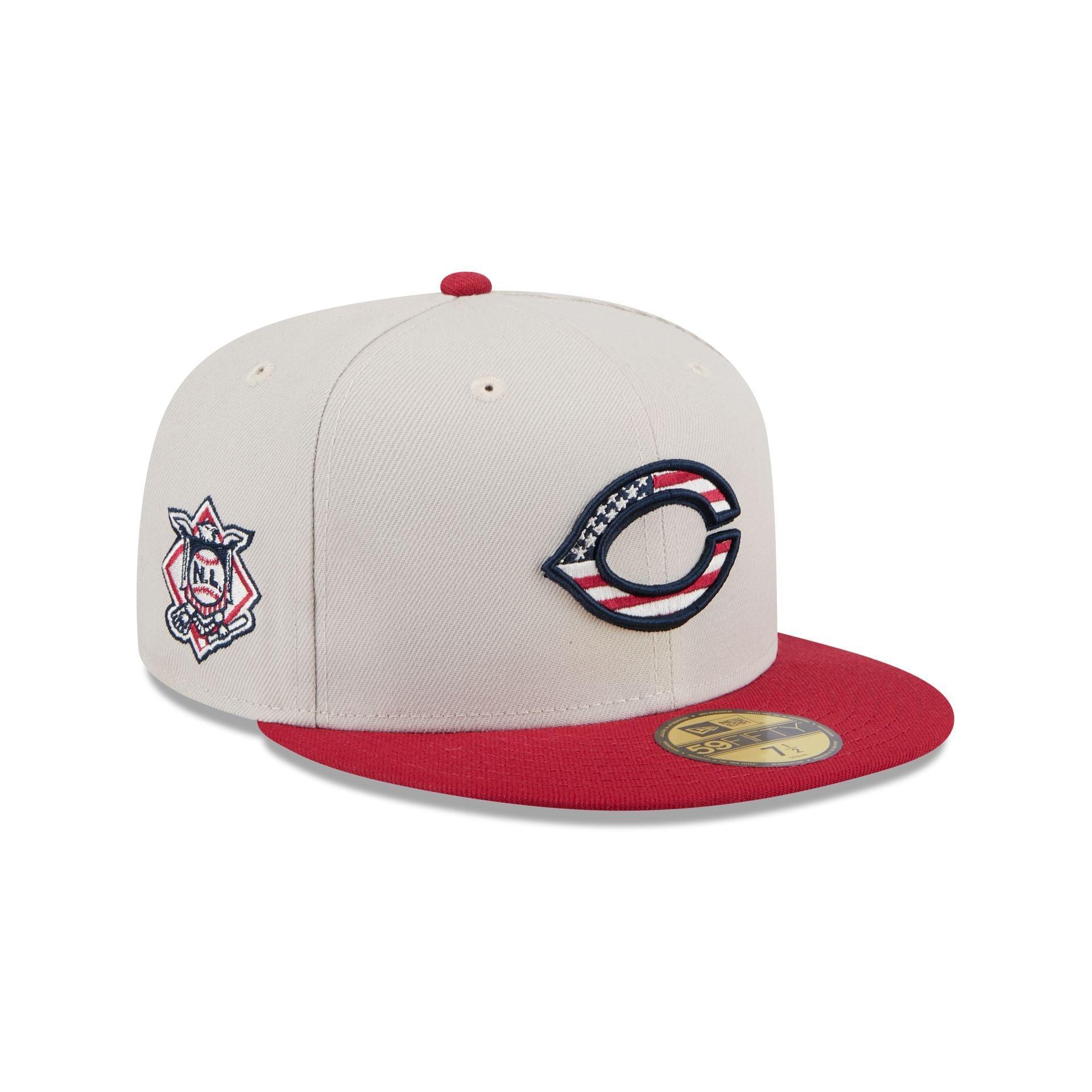 Cincinnati Reds Independence Day 2024 59FIFTY Fitted Hat Male Product Image