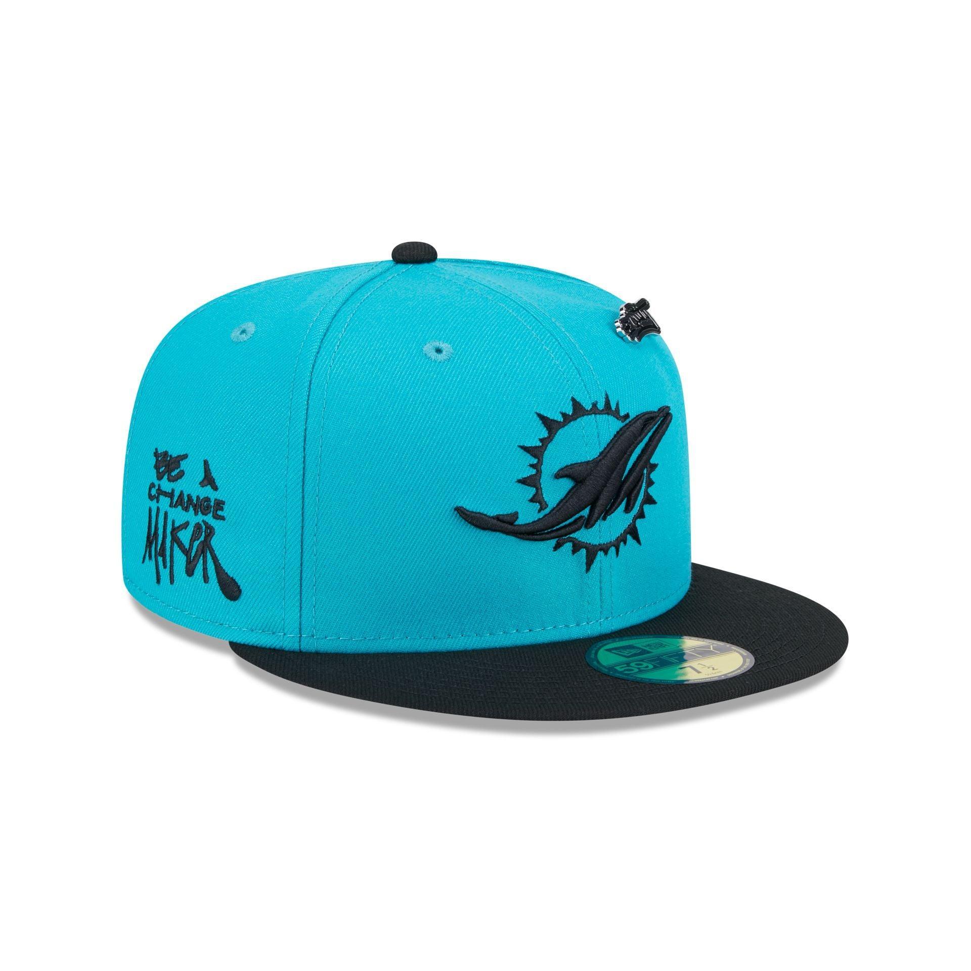 Miami Dolphins 2024 Inspire Change 59FIFTY Fitted Hat Male Product Image