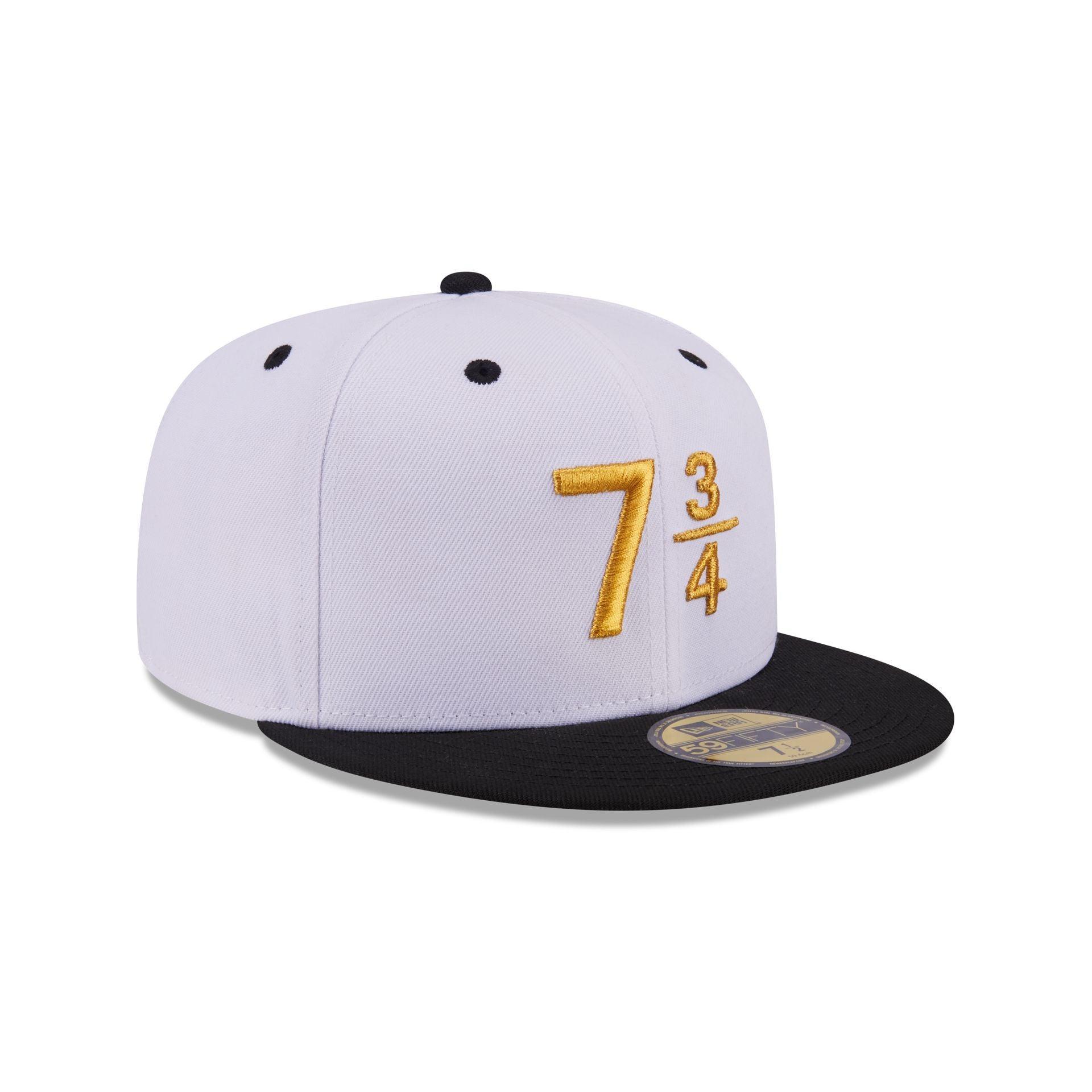 New Era Cap Signature Size 7 7/8 White 59FIFTY Fitted Male Product Image