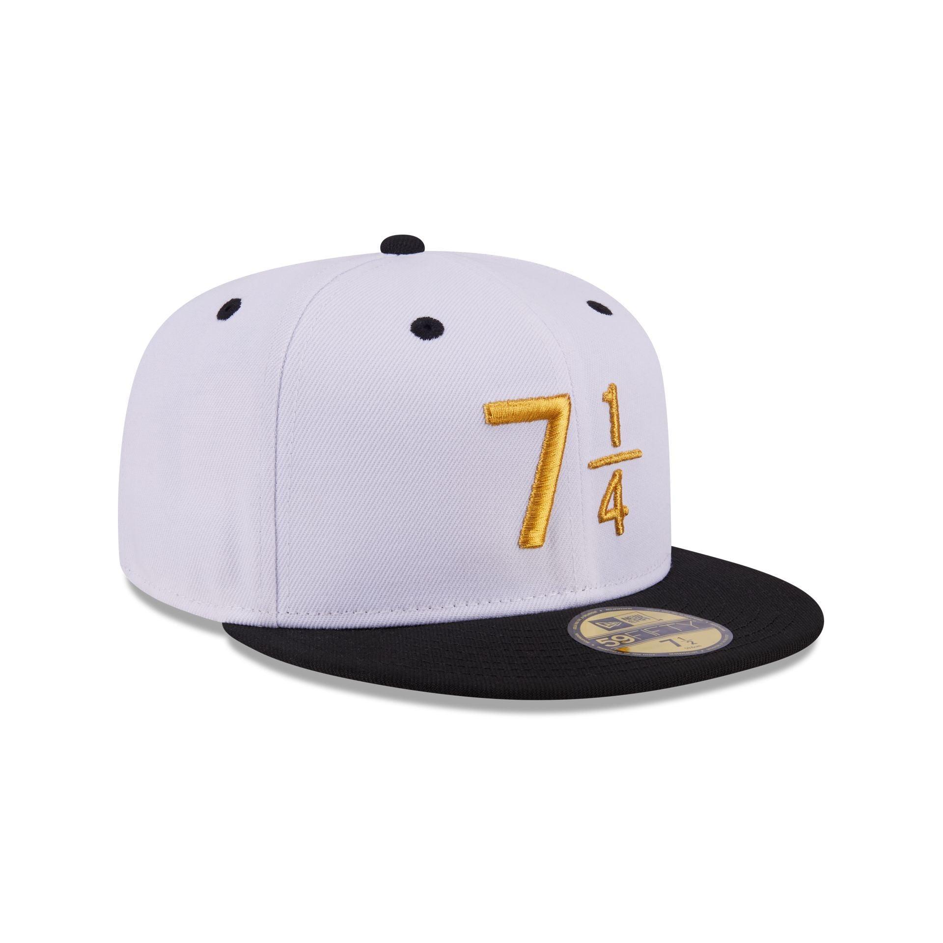 New Era Cap Signature Size 7 1/4 White 59FIFTY Fitted Male Product Image