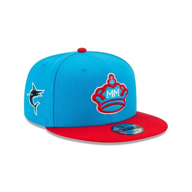 Miami Marlins City Connect 9FIFTY Snapback Hat Male Product Image