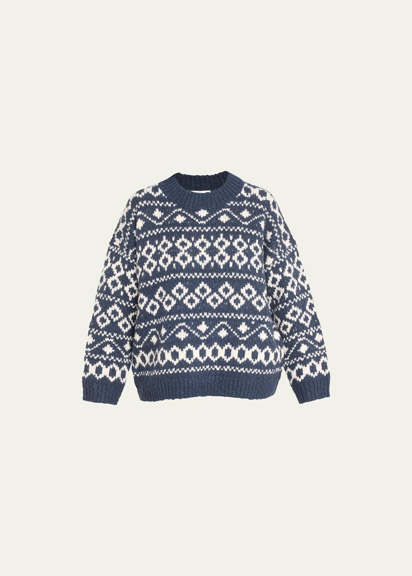 Vince Nordic Fair Isle Crewneck Sweater Product Image