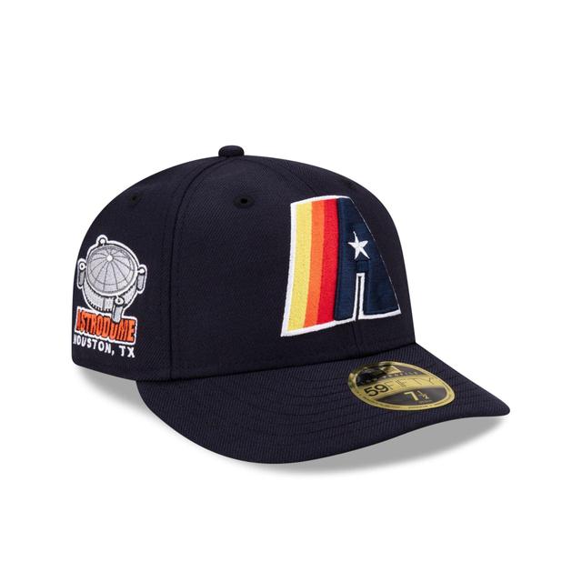 Just Caps Stadium Patch Houston Astros Low Profile 59FIFTY Fitted Hat Male Product Image