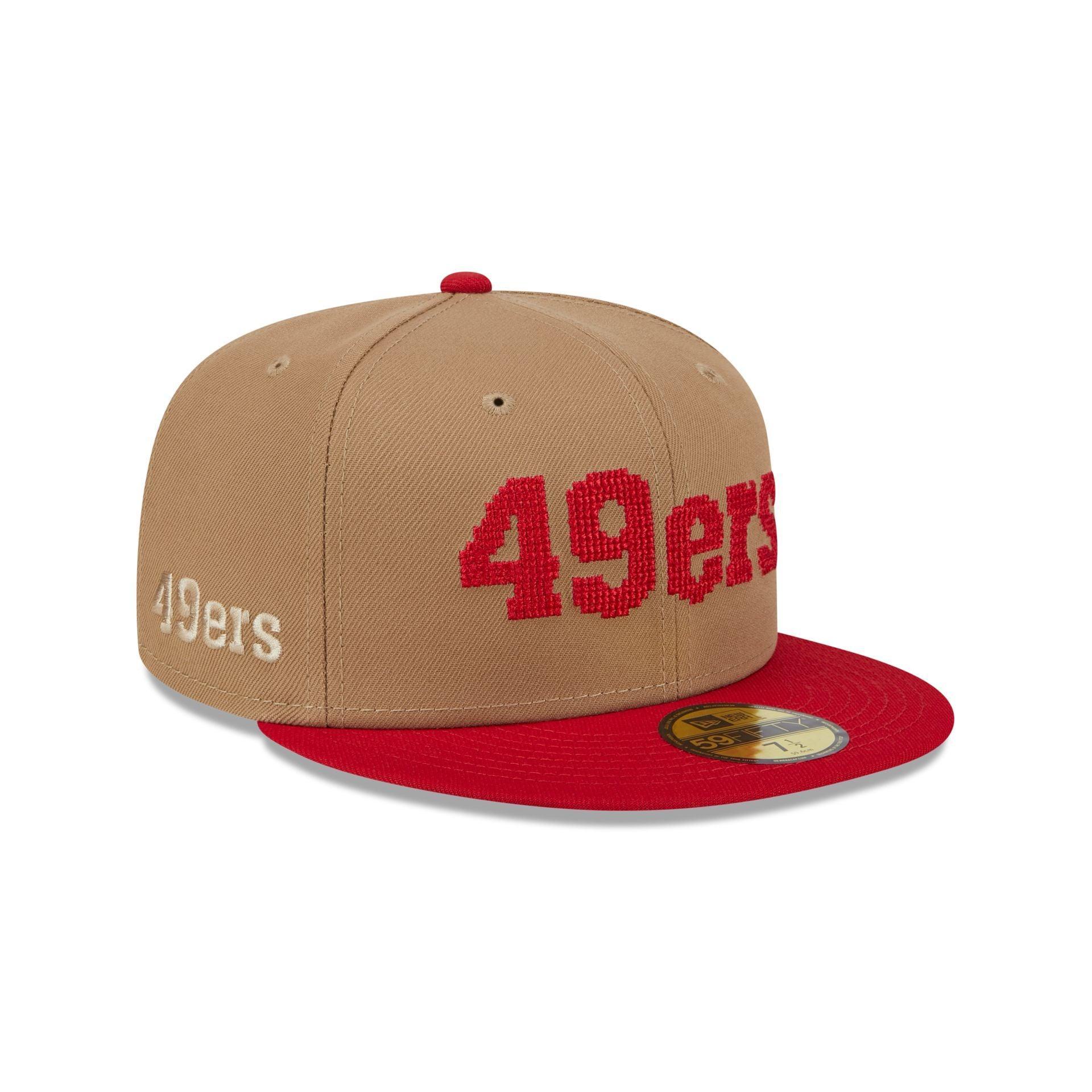 San Francisco 49ers Classic 8-Bit Wordmark 59FIFTY Fitted Hat Male Product Image