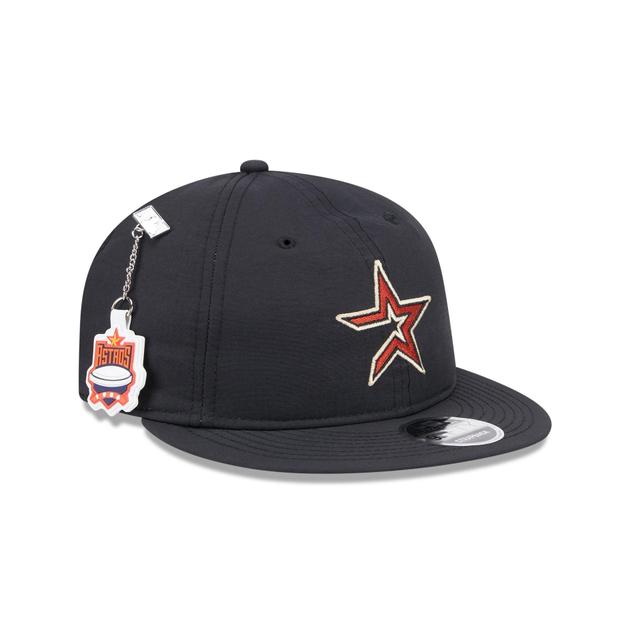 Houston Astros Team Color Retro Crown 9FIFTY Adjustable Hat Male Product Image