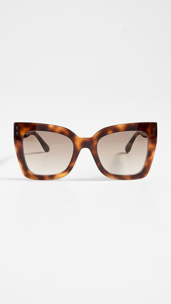 Isabel Marant Oversized Cat Eye Sunglasses | Shopbop Product Image