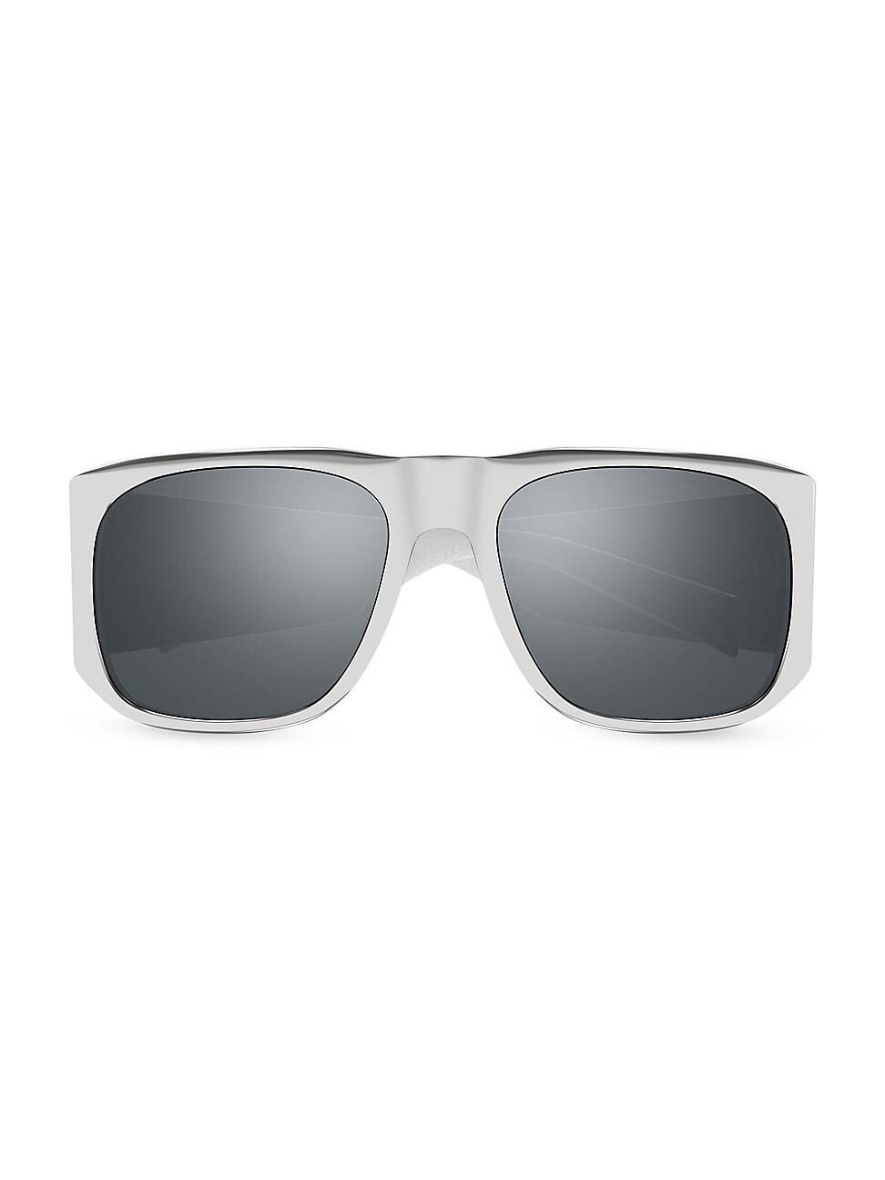 Mens Fashion Newness 58MM Geometric Sunglasses Product Image