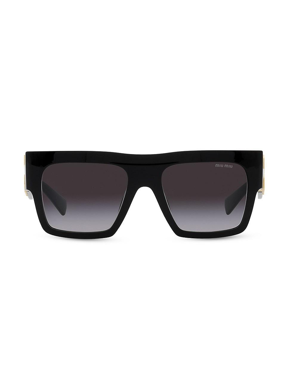 Womens 55MM Square Sunglasses Product Image