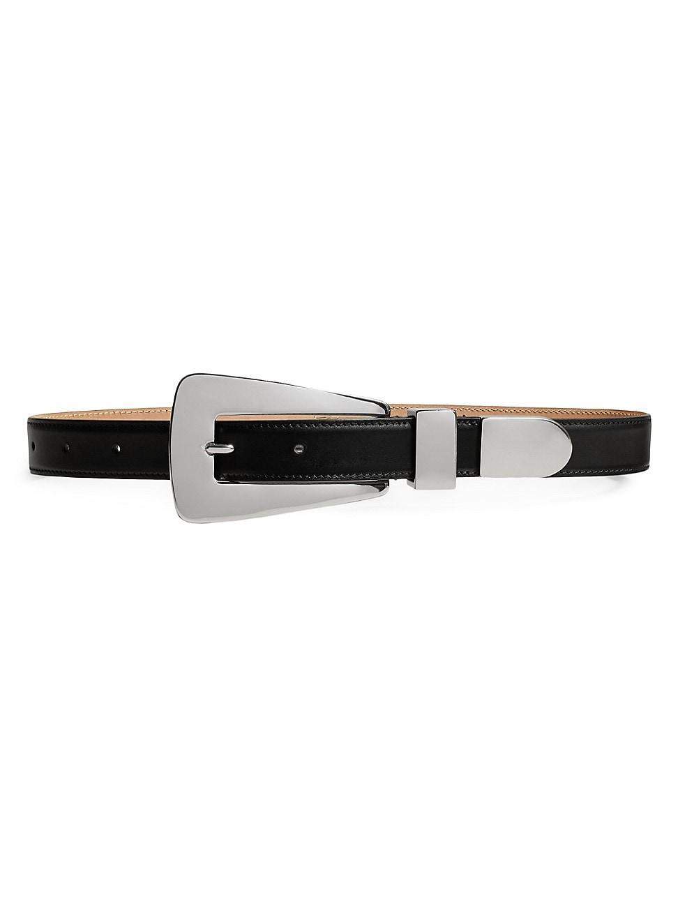 Womens Lucca Statement Buckle Leather Belt product image