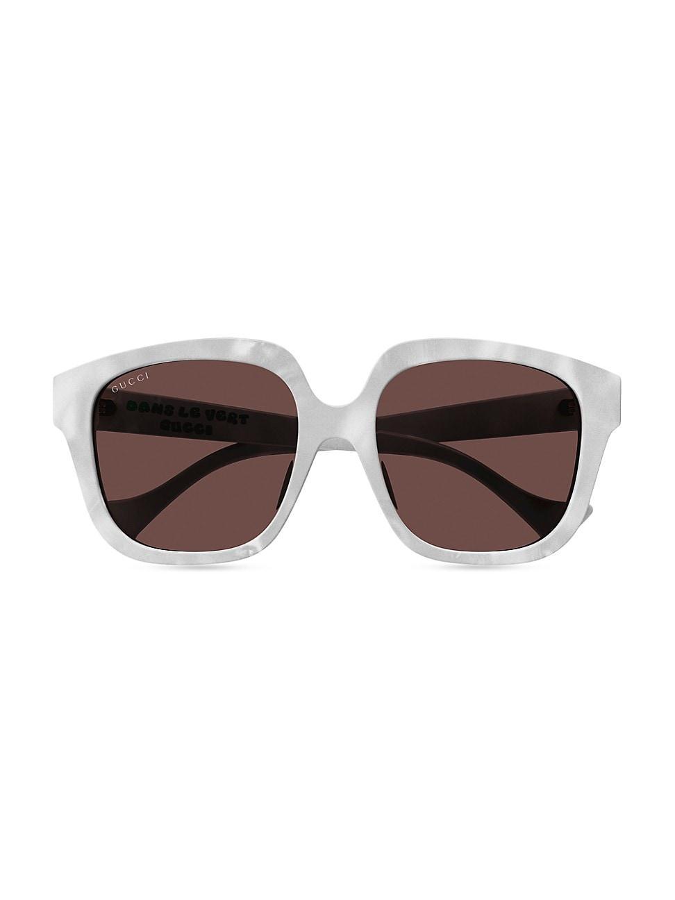 Womens 55MM Square Sunglasses Product Image