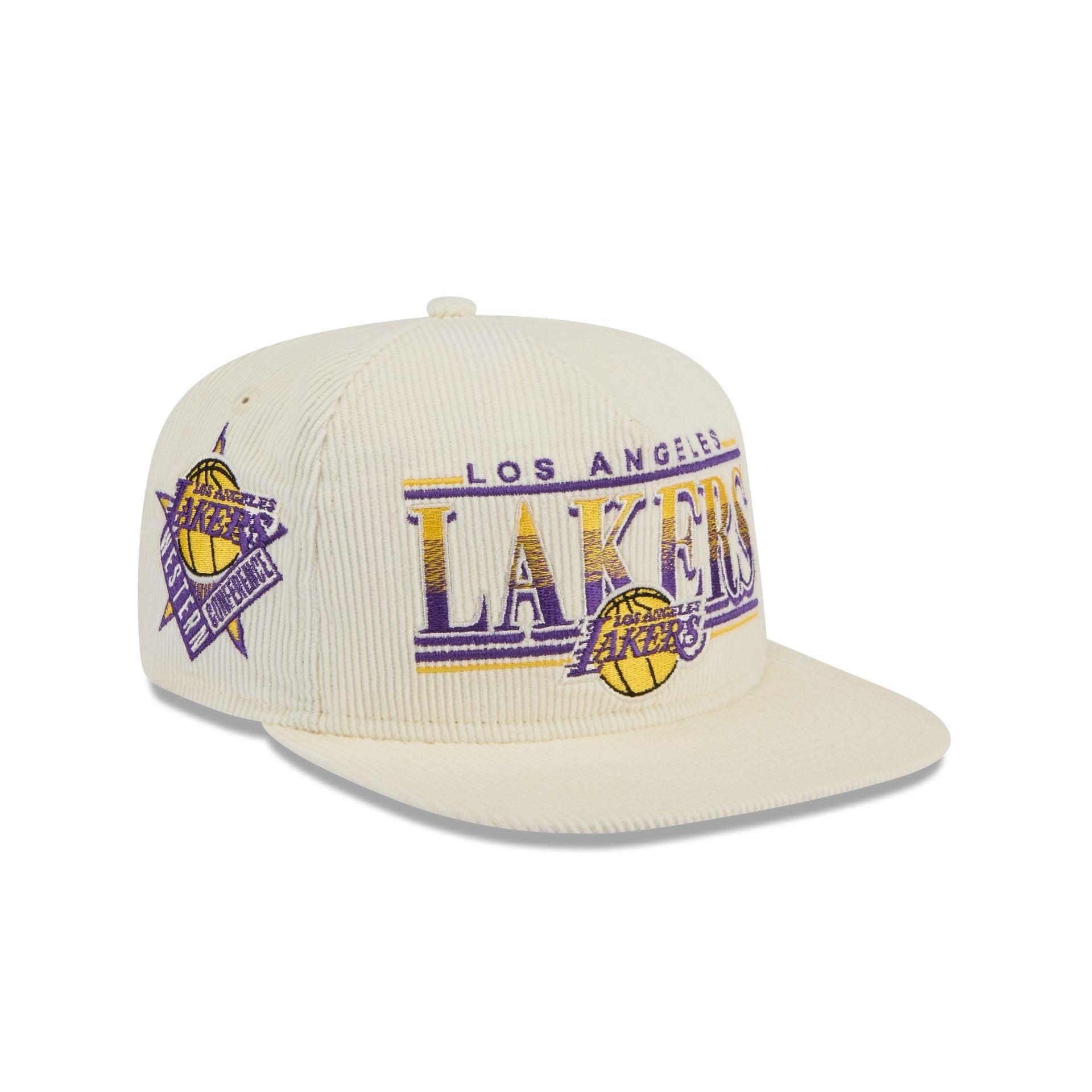 Los Angeles Lakers Throwback Corduroy Golfer Hat Male Product Image