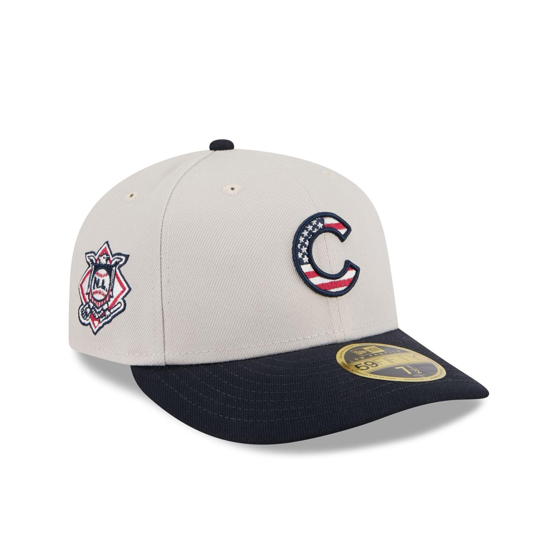 Chicago Cubs Independence Day 2024 Low Profile 59FIFTY Fitted Hat Male Product Image