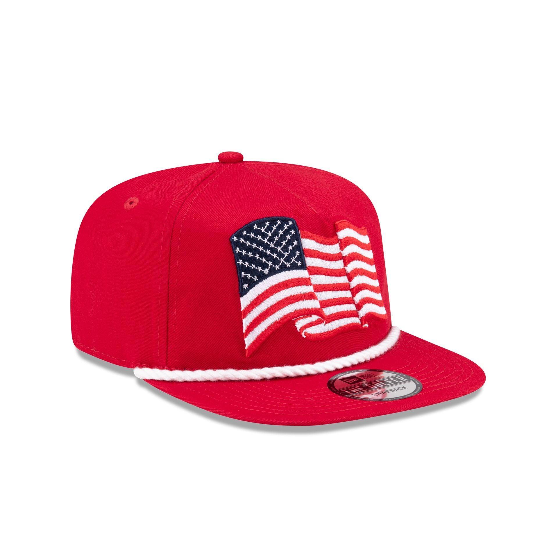 New Era Cap American Flag Red Golfer Hat Male Product Image