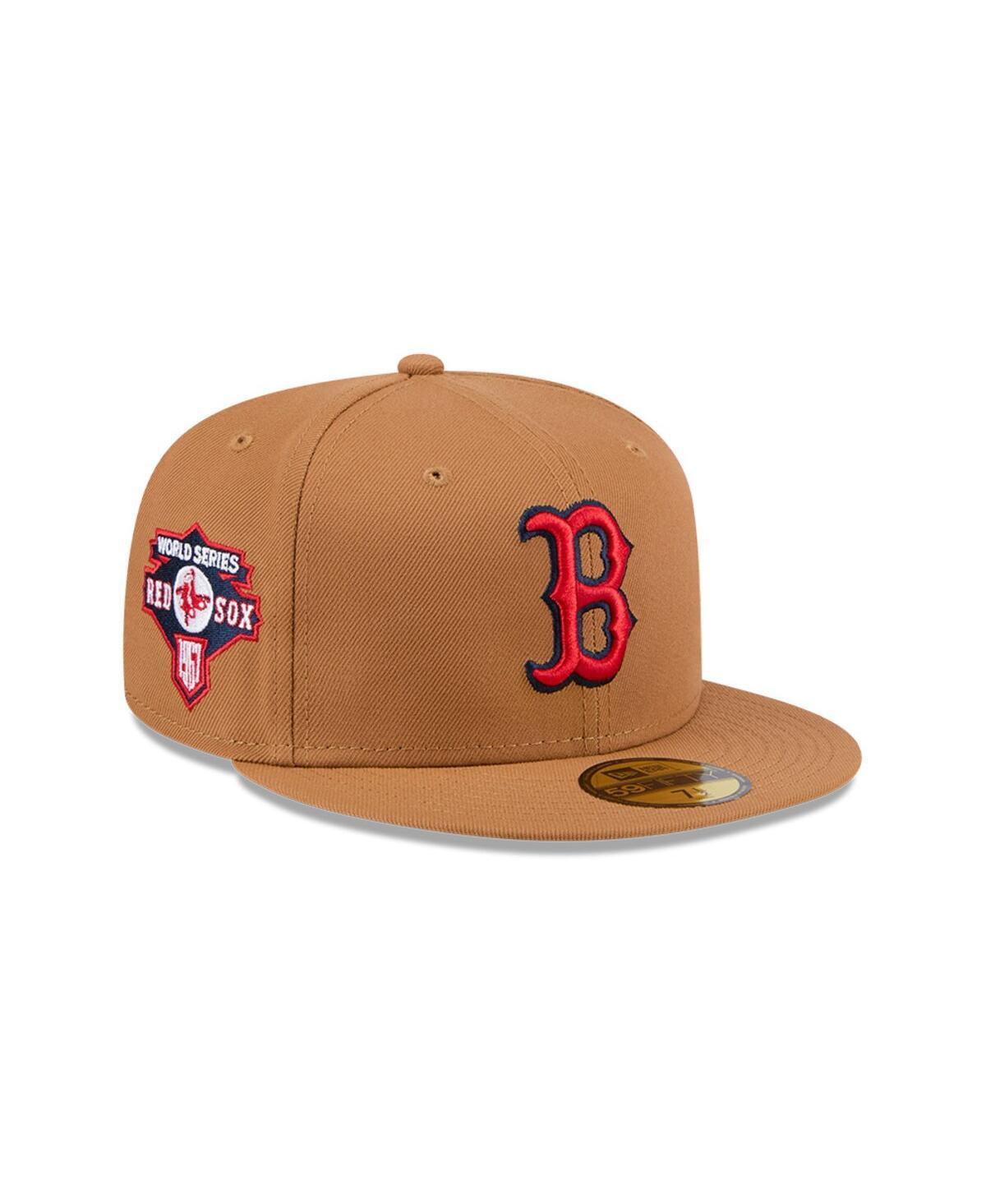 New Era Mens Brown Boston Red Sox Color Pack 59FIFTY Fitted Hat Product Image