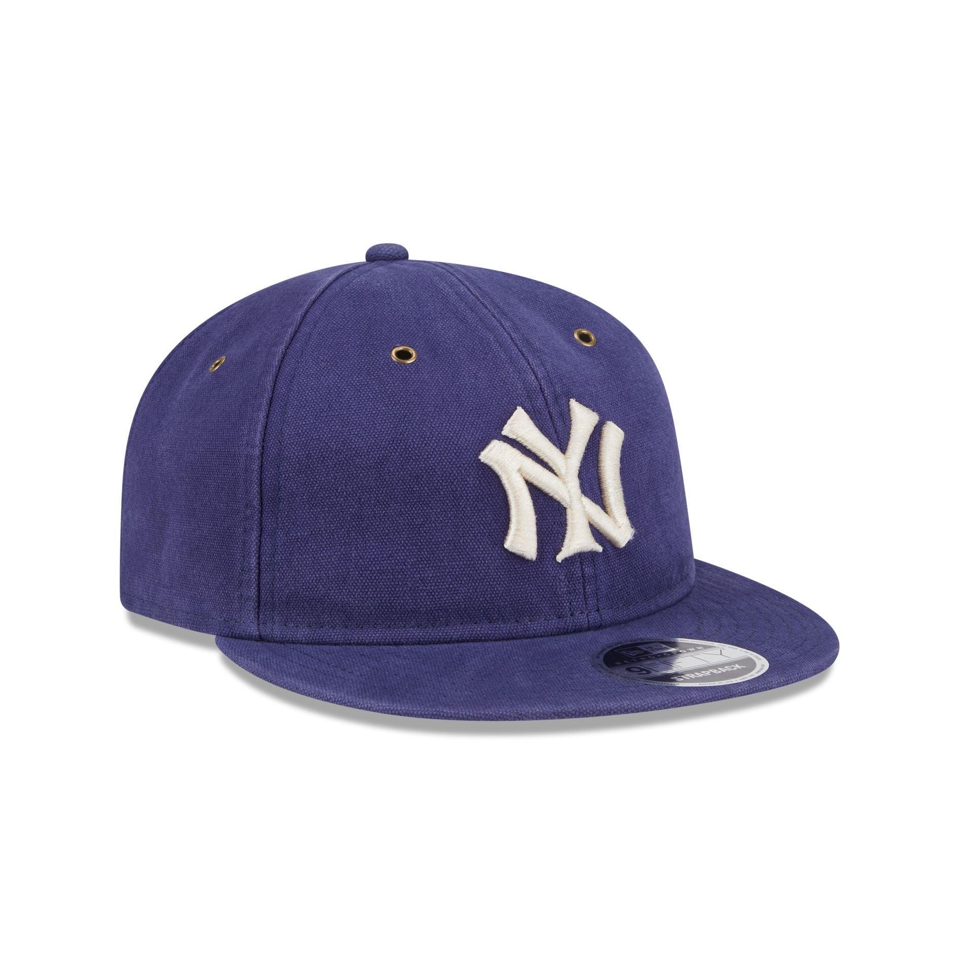 New York Yankees Cotton Canvas Retro Crown 9FIFTY Adjustable Hat Male Product Image