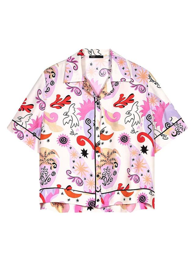 Womens Silk Shirt Product Image