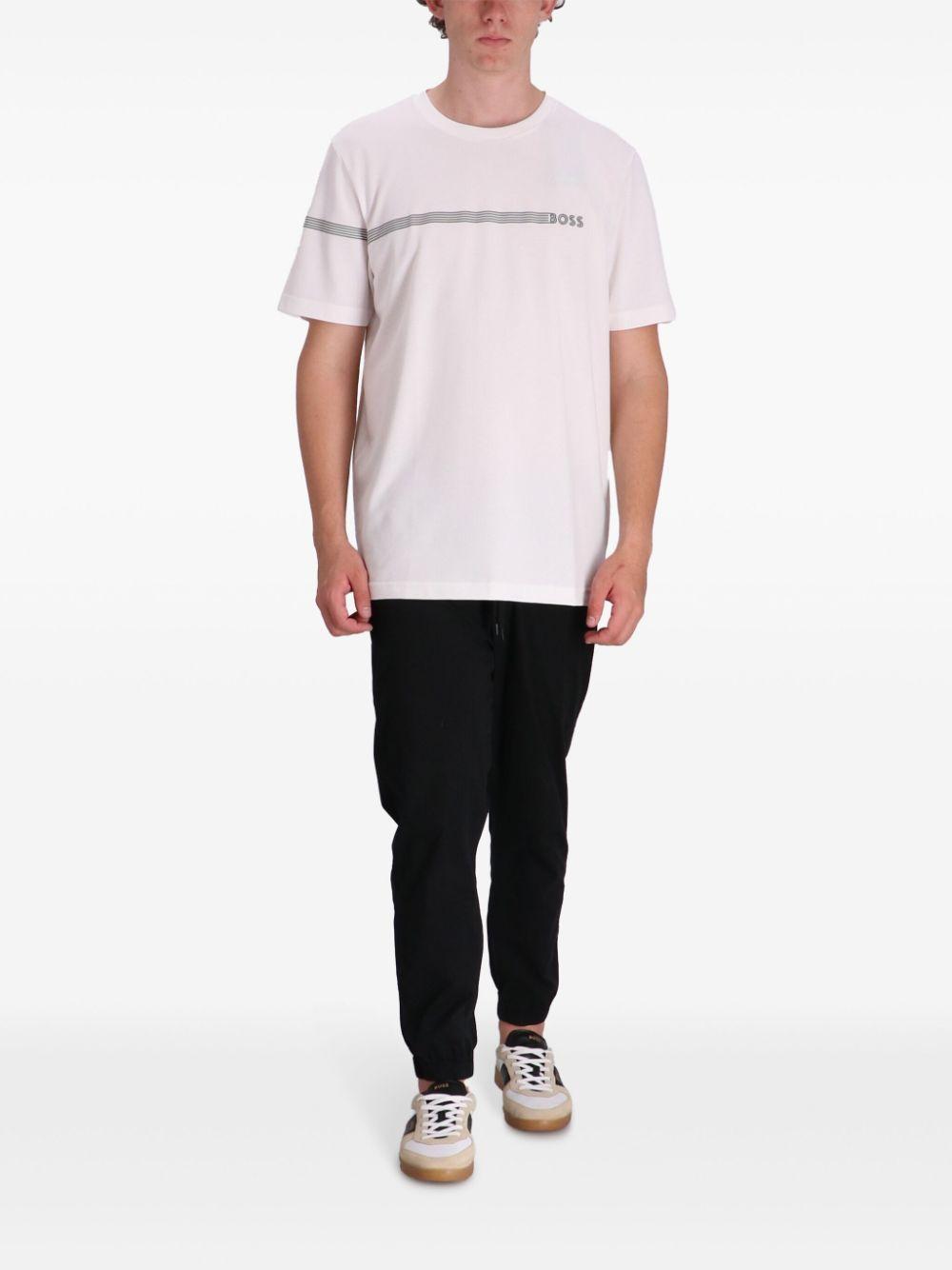 Logo-print T-shirt In White Product Image