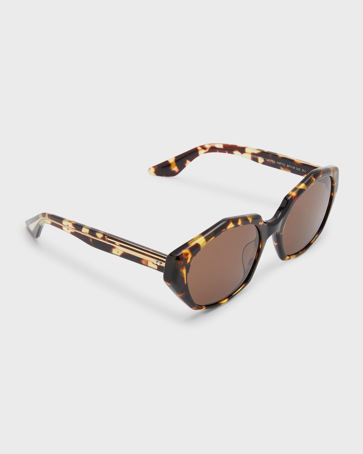 Oliver Peoples x KHAITE 1971C 57mm Irregular Sunglasses Product Image