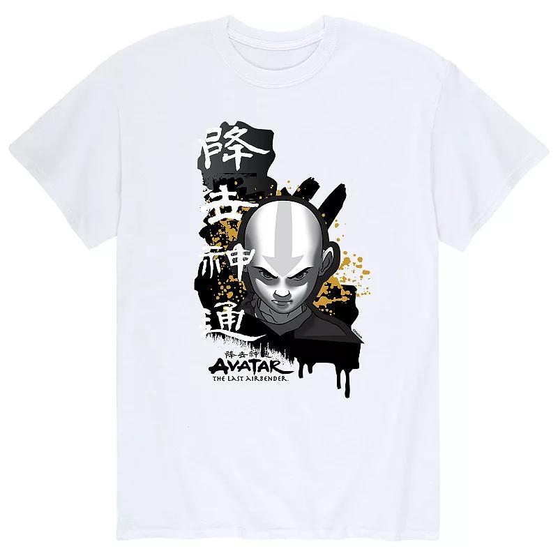 Mens Avatar Aang Ink Splatter Tee Product Image