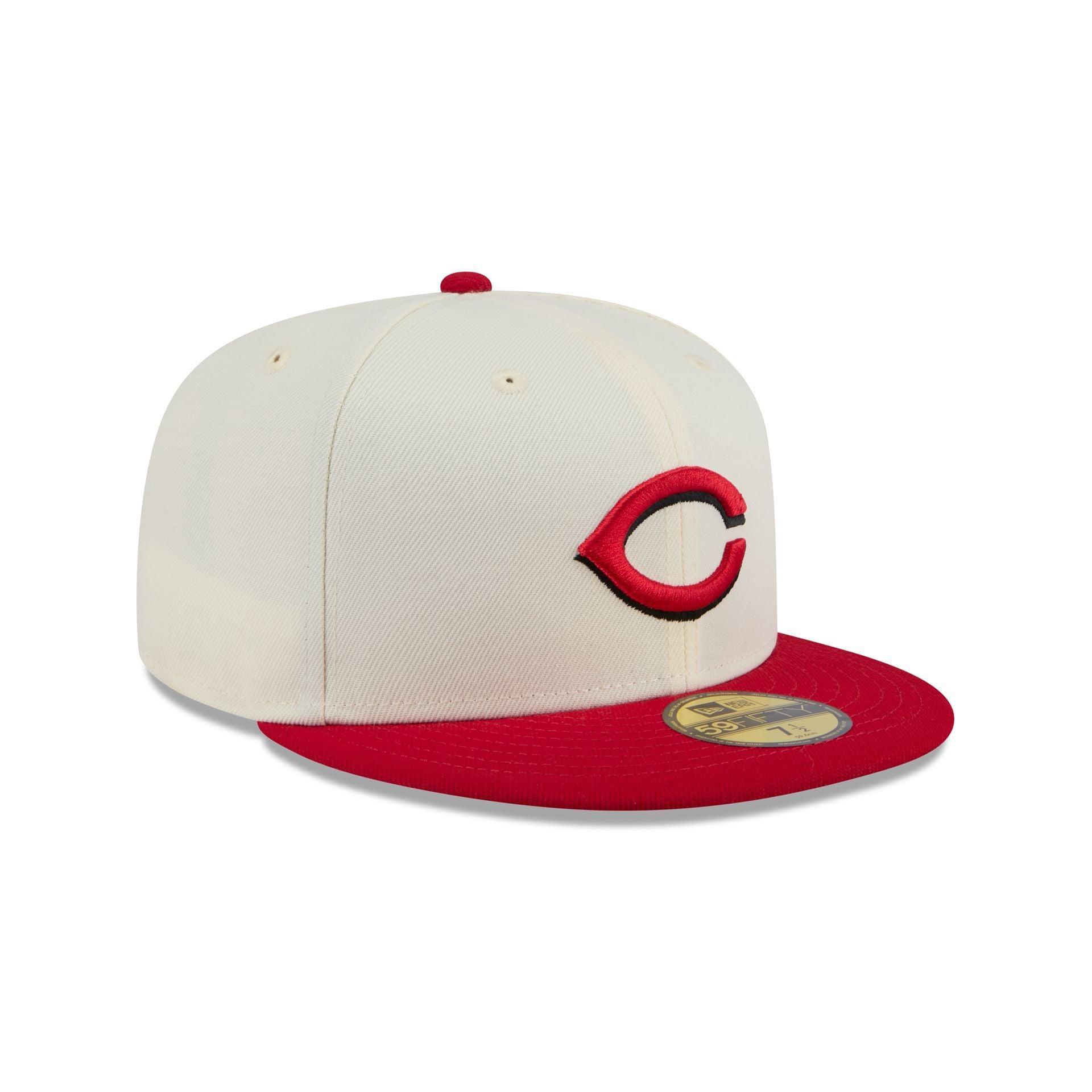 Cincinnati Reds Chrome 59FIFTY Fitted Hat Male Product Image