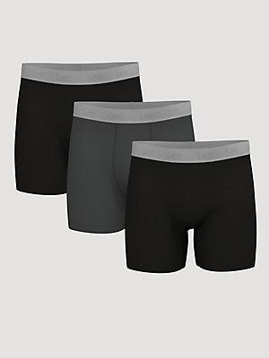 Men's 3-Pack Comfort Stretch Boxer Briefs | Men's Accessories | Lee® Product Image