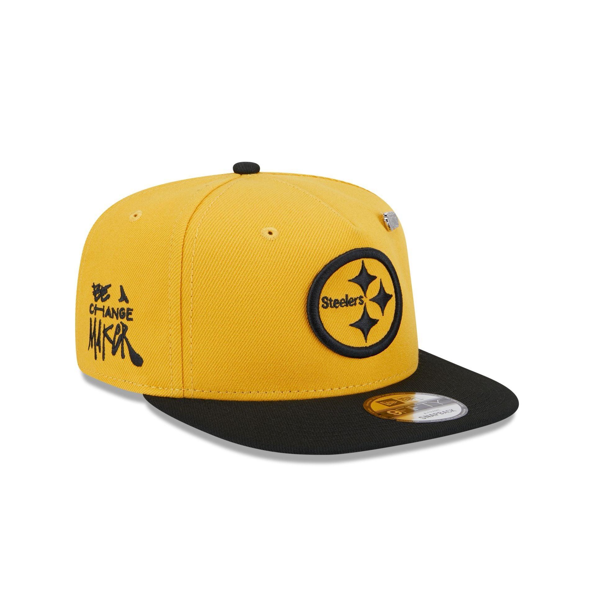 Pittsburgh Steelers 2024 Inspire Change 9FIFTY A-Frame Snapback Hat Male Product Image