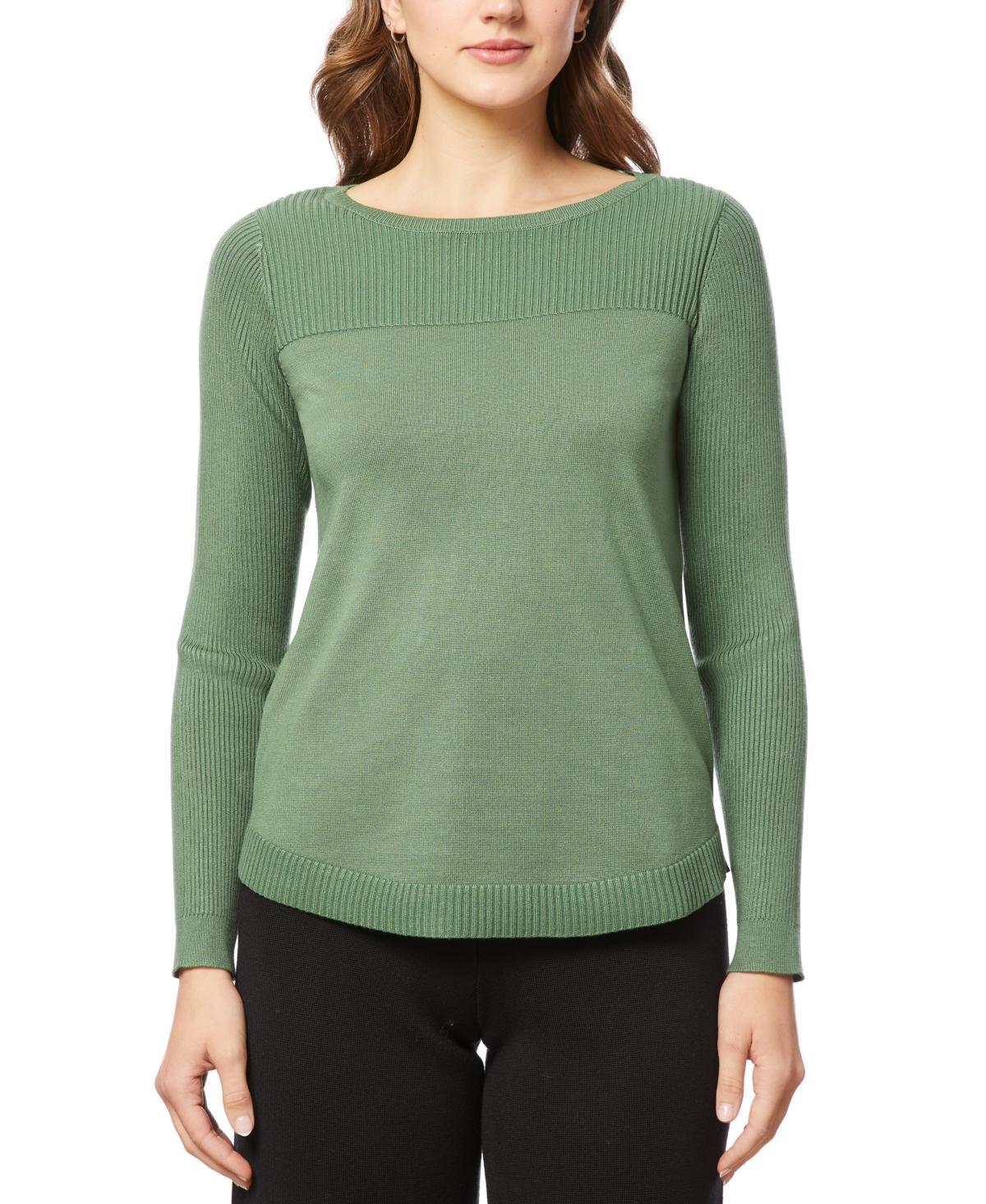 Melissa Paige Womens Boat Neck Long-Sleeve Sweater Product Image