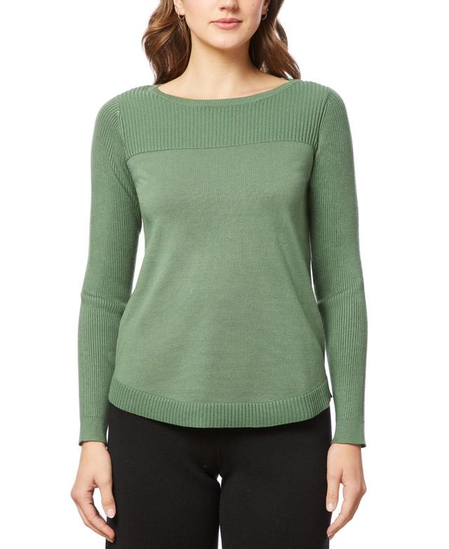 Melissa Paige Womens Boat Neck Long-Sleeve Sweater, Regular & Petites Product Image