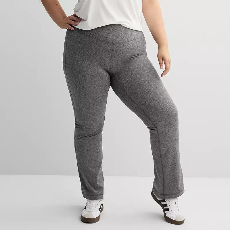 Plus Size Tek Gear Ultrasoft Bootcut Pants, Womens Grey Product Image