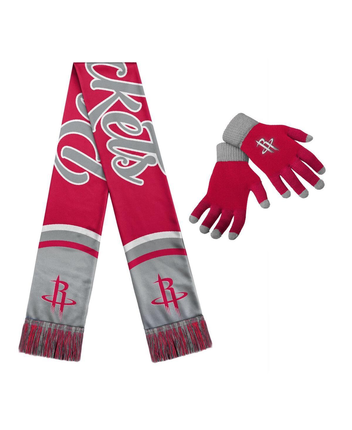 Womens Houston Rockets Glove and Scarf Set Product Image