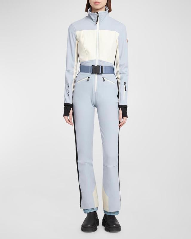 All-In-One Belted Colorblock Ski Suit  Product Image