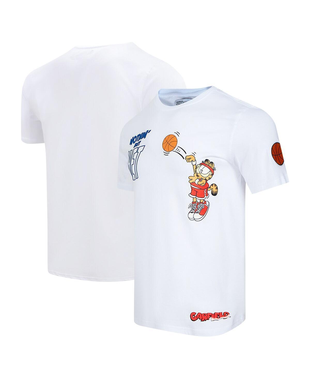 Freeze Max Mens White Garfield Nothin but Net T-Shirt Product Image