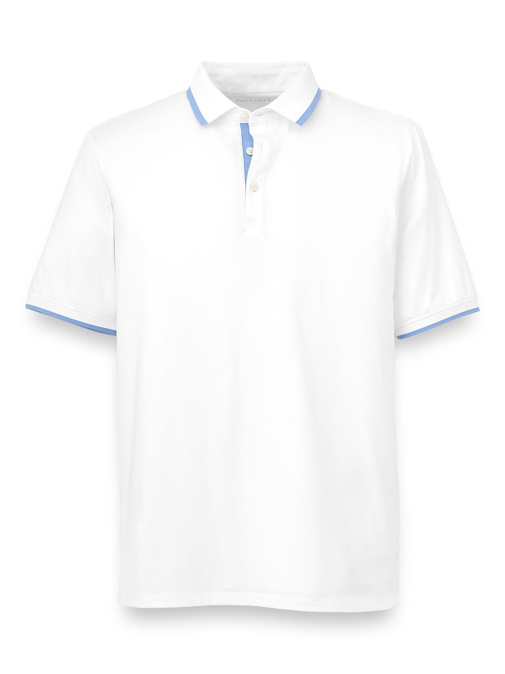 Performance Blend Three Button Polo Product Image