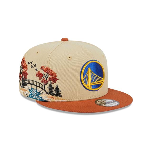 Golden State Warriors Fall Landscape 9FIFTY Snapback Hat Male Product Image